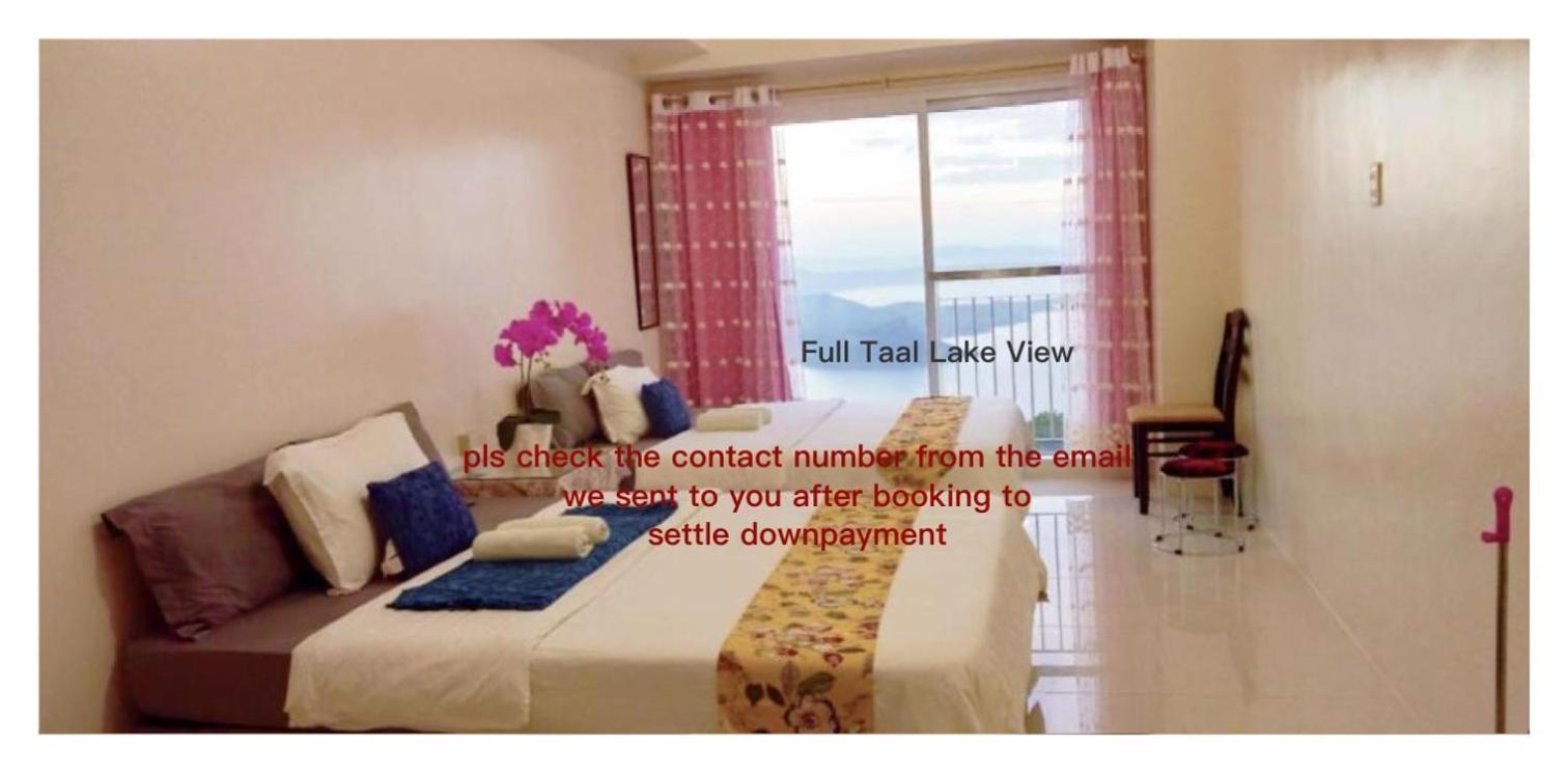 טגאיטאי Smdc Tagaytay Taal Lake Condo Cook Netflix No Balcony No Free Parking מראה חיצוני תמונה